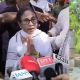 Mamata Banerjee’s Convoy Assailed with Mud and Shoes in Halisahar, Bengal; BJP Rejects Involvement