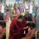 Kerala Muslim Doctor Bride Provides First Aid to Ill Catering Workers