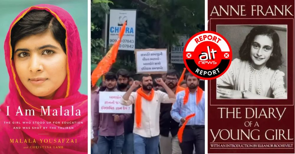VHP and Bajrang Dal Attack Reading Session in Ahmedabad, Tearing Malala and Anne Frank Books
