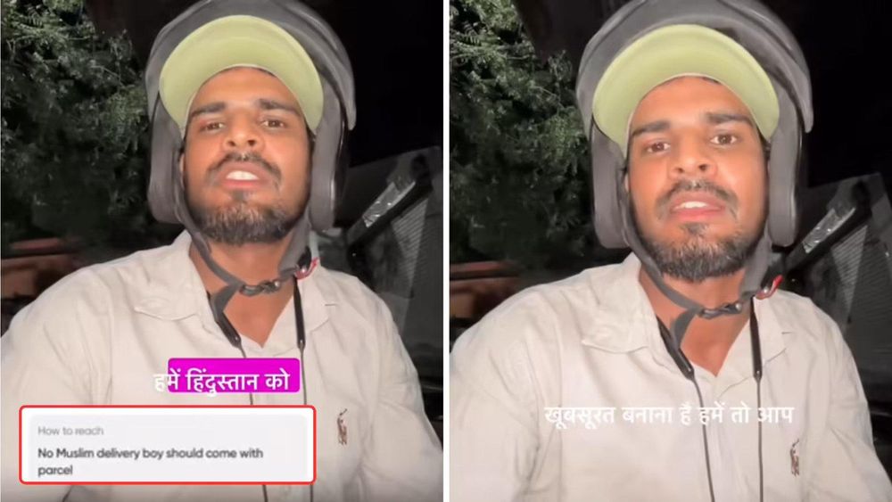 Delivery Worker Aftab Shocked by Customer's Message Refusing Muslim Delivery Boy
