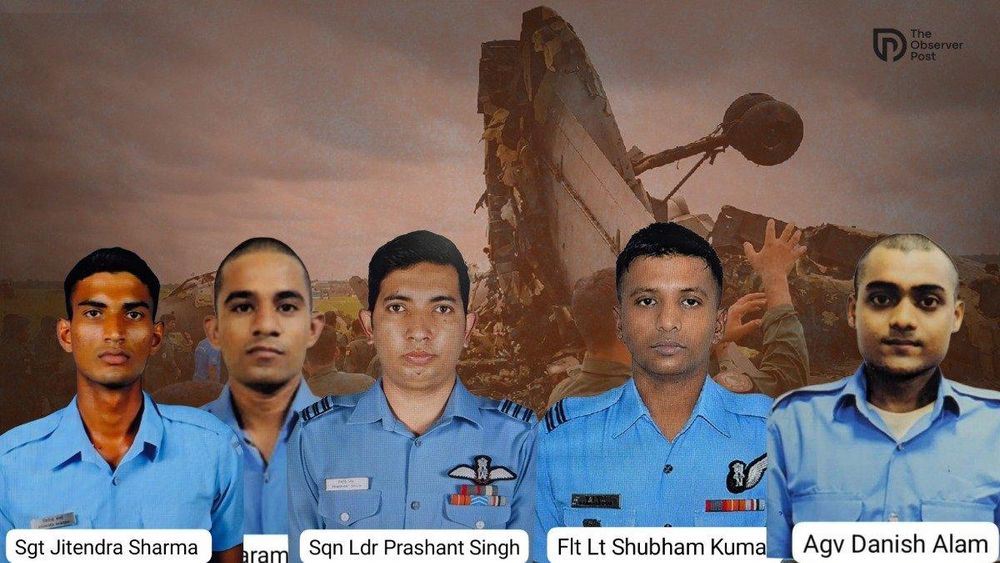 Five IAF Personnel Perish, One Officer Survives in Jorhat AN-32 Crash