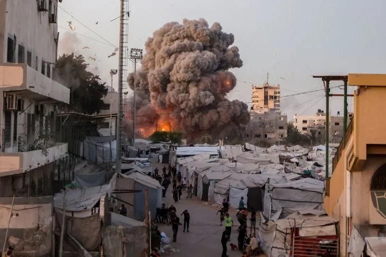 Israeli Airstrike Demolishes Gaza Mosque, Leaves One Palestinian Dead and Dozens Injured
