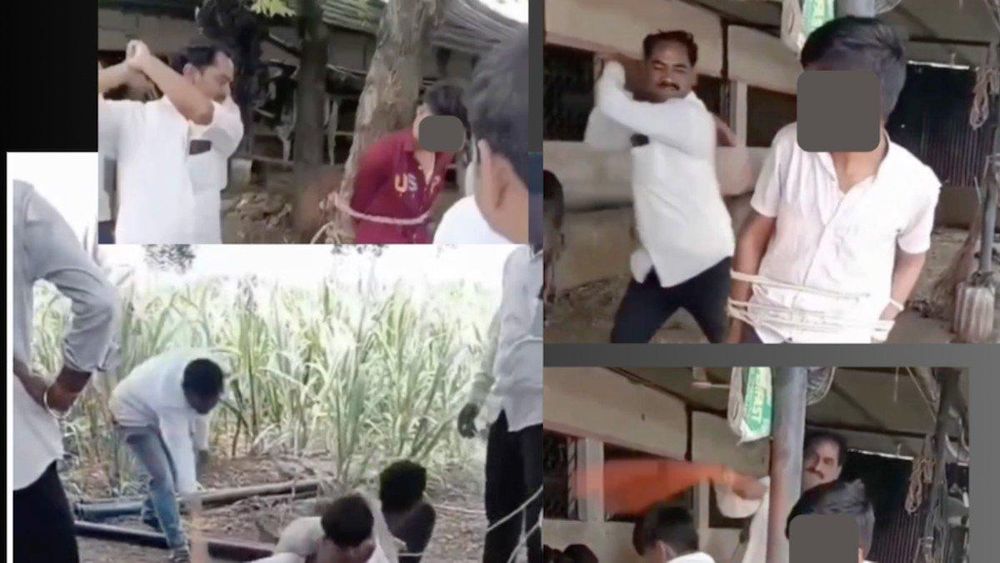 Latur: Police Delay in Action as Video Shows Muslim Boys Tied, Beaten