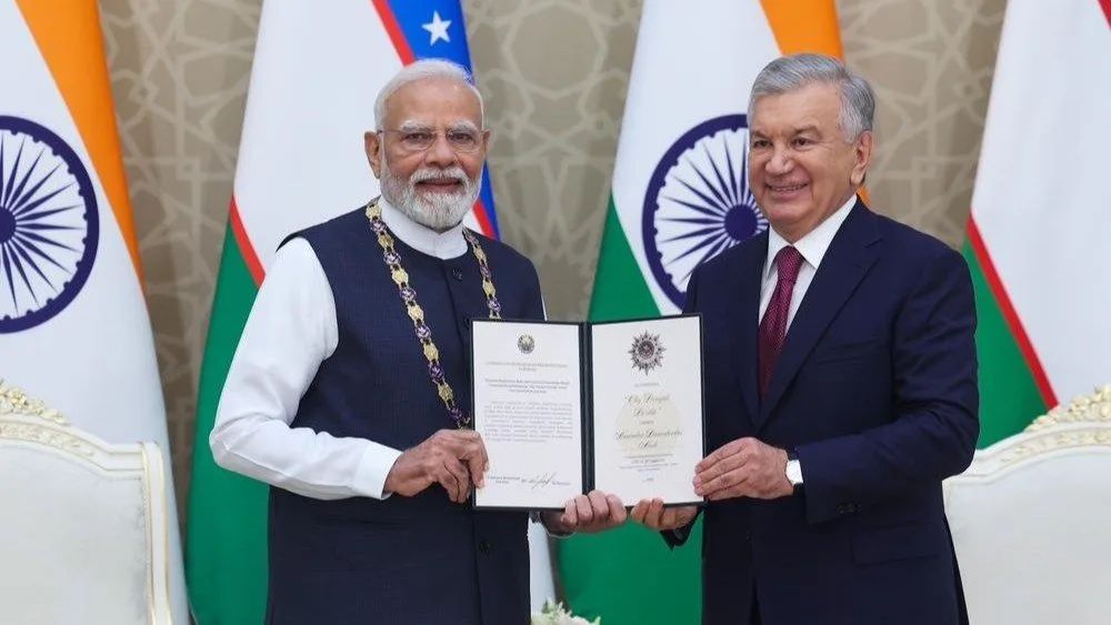 Owaisi Slams BJP as Country of Babur Honours Modi with Uzbekistan Award