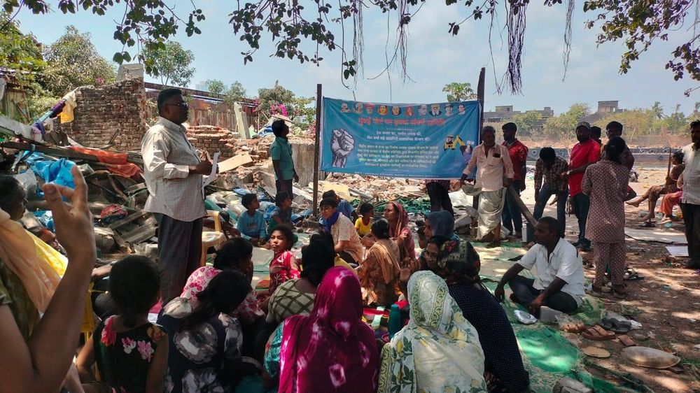Over 100 Homes Razed in Darukhana; Residents Launch Indefinite Protest
