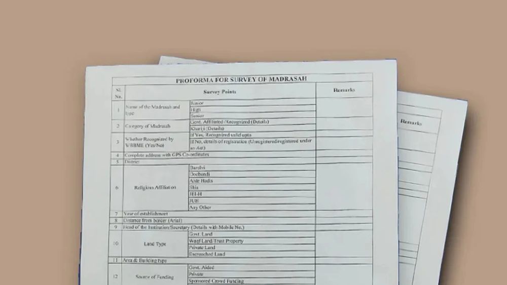 APCR Asks for Clarification on Police Survey Targeting Mosques, Madrasas, and Religious Institutions in West Bengal