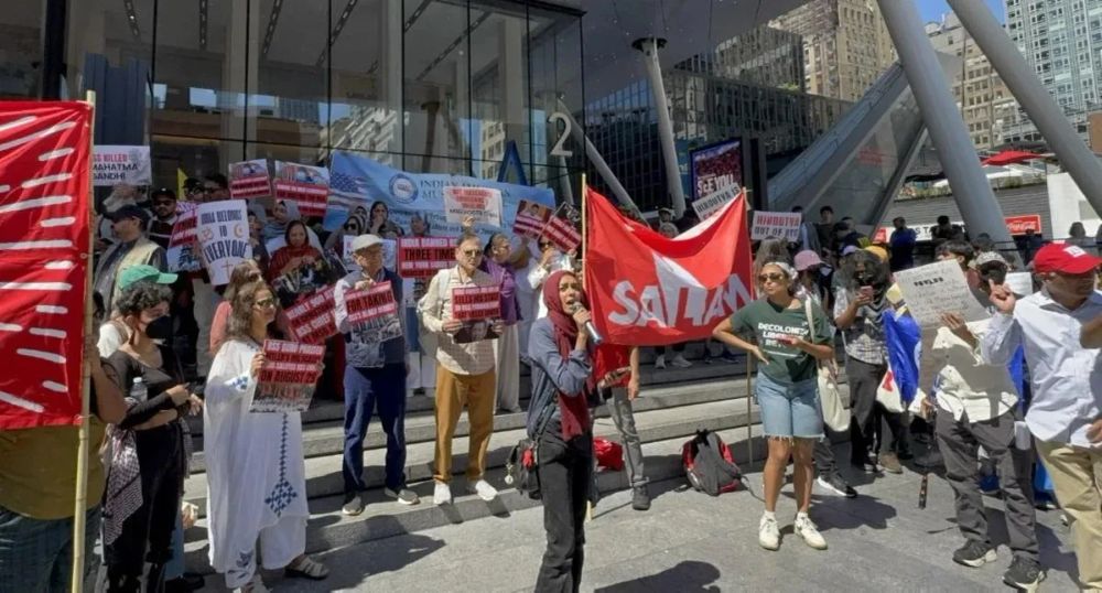 Hindutva Rejected: Hundreds Protest RSS Chief Bhagwat's US Event