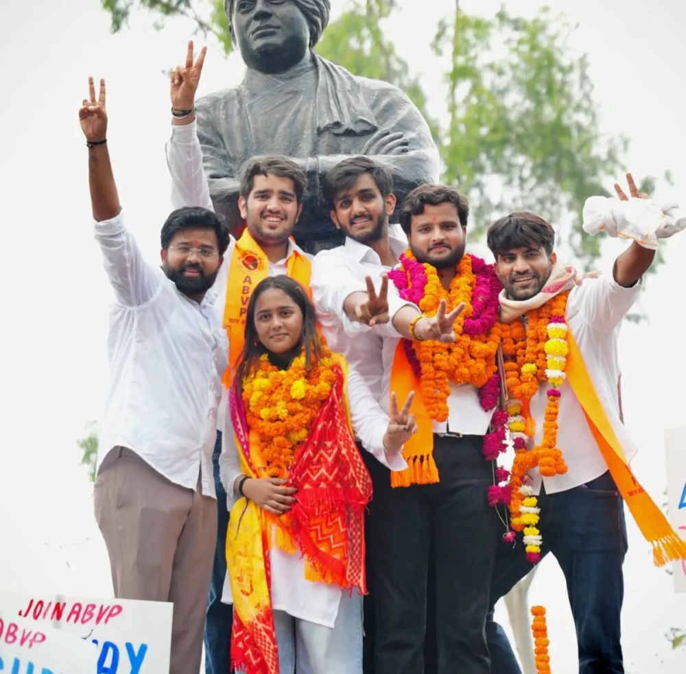 ABVP Wins Three DUSU Posts; Independent Candidate Elected Vice-President
