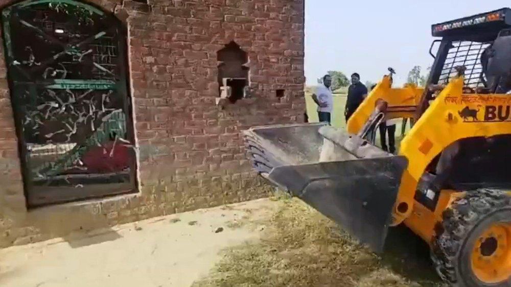Shrine Demolished in Sambhal's Large-Scale Anti-Encroachment Operation