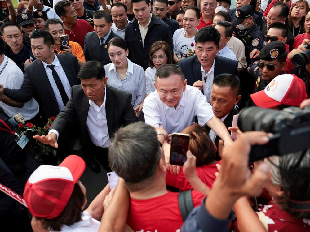 Thaksin Shinawatra Freed: Ex-PM Greeted by Supporters After Prison Term