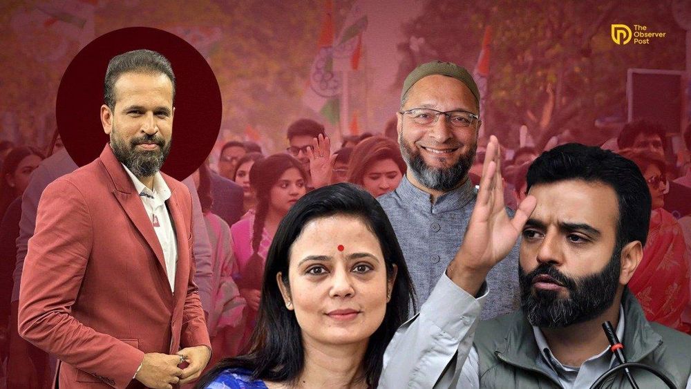 Political Storm: Aga Ruhullah Alleges MP Warned Yusuf Pathan Against BJP Protest; Mahua Moitra Confirms Asaduddin Owaisi's Involvement