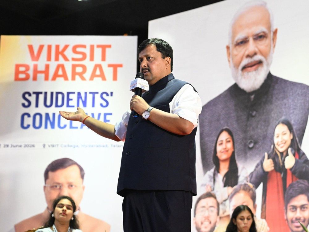 "Tukde Tukde Gang" Thinking Cannot Define India's Gen Z: BJP President Nitin Nabin Tells Hyderabad Students