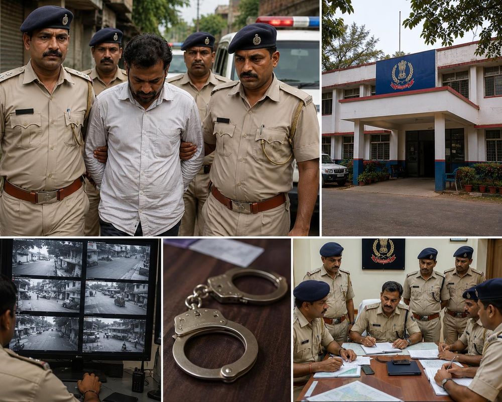 Jamshedpur: Major Police Operation in Border Area, Main Accused of Kapali Firing Incident Arrested