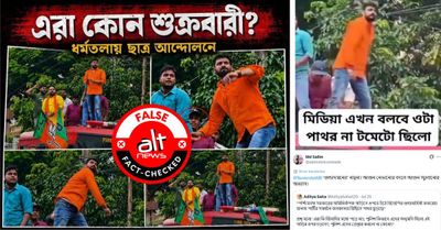 Fact Check: Viral Video Shows Tomato-Throwing in Ranchi, Not BJP Stone-Pelting in Kolkata CJP Protest