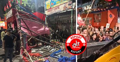 Bengal Bookstall Demolition Standoff Endures in Jadavpur Night