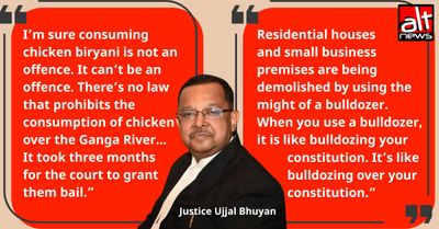 Justice Ujjal Bhuyan: No Law Prohibits Eating Chicken on the Ganga