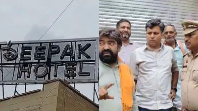 Hindu Organisation Demonstrates Outside Meerut’s Deepak Hotel Upon Discovering Muslim Owner, Police Initiate Investigation
