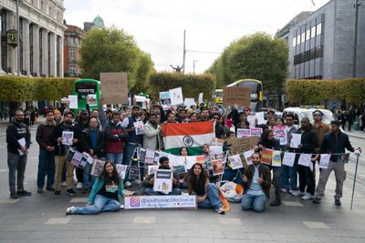 Indian Diaspora in Ireland Protests SIR, Demands CEC Resignation