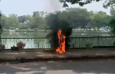 Jamshedpur: Mystery Man Found on Fire, Admitted to TMH