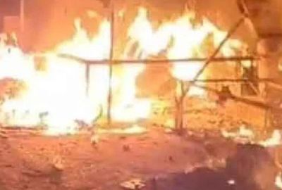 JHARKHAND: Palamu's Vegetable Market Engulfed in Inferno, Multiple Shops Destroyed; Losses in Lakhs