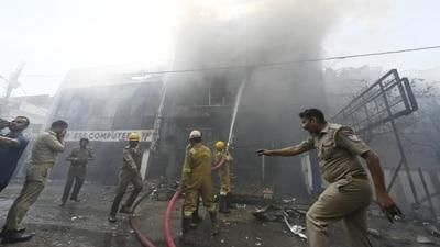 Lucknow: 15 Dead, Several Trapped in Aliganj Blaze