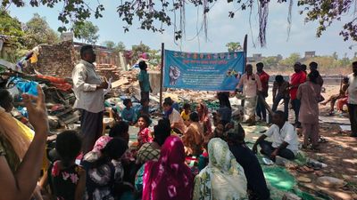 Over 100 Homes Razed in Darukhana; Residents Launch Indefinite Protest