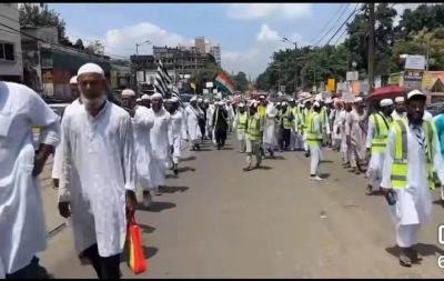 Jamiat Holds Kolkata March Against SIR Voter Deletions and Mosque Loudspeaker Removal After HC Overturns Police Denial