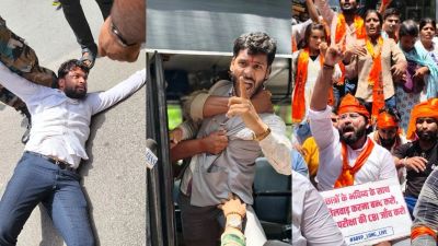 ABVP Marches to Jharkhand Assembly Amid BJP Statewide Bandh Over Student Protest